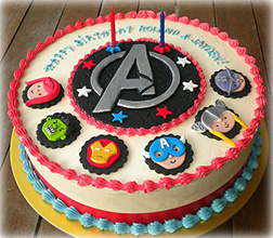 Mightiest Heroes Avengers Cake
