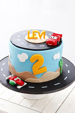 Lightning & Francesco Racing Cake