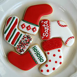 Christmas Stocking Cookies