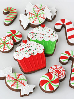 Festive Holiday Cookies