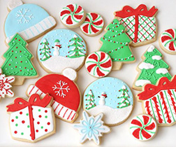 Presents & Baubles Cookie