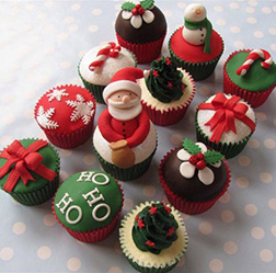 Santa's Christmas Miracle Dozen (12) Cupcakes