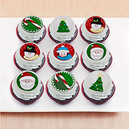 Marvelous Christmas Dozen (12) Cupcakes