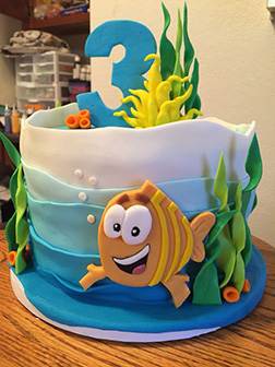 Bubble Guppies Cake