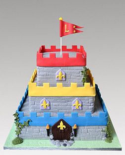 Tiered Fortress Cake