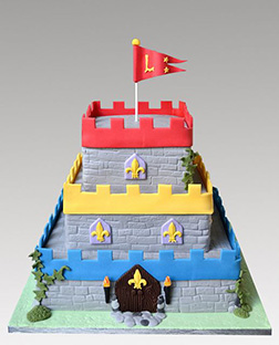 Tiered Fortress Cake