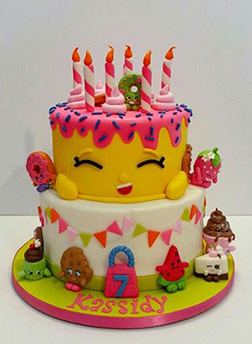 Shopkins Wishes & Friends Party Cake 1