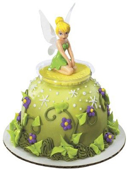 Tinkerbell Floral Dome Cake