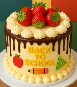 Academic Drip Delight Cake