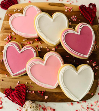 Adoring Valentine's Cookies