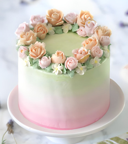 Beautiful Springtime Cake