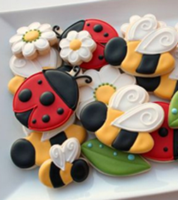 Bees & Ladybugs Cookies, Get Well