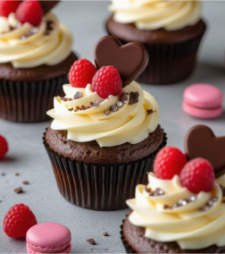 Berry Charm Cupcakes