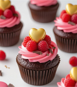 Berry Topper Cupcakes
