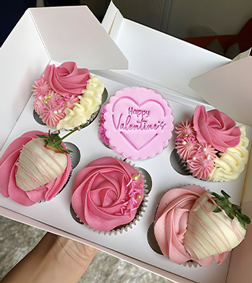 Berry Beloved Valentine's Cupcakes