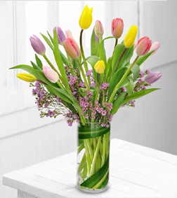 Blissful Love with Tulips, Get Well