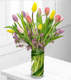 Blissful Love with Tulips, Tulips