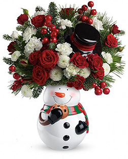 Blooming Snowman Bouquet