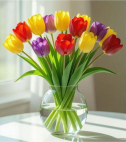 Blooming Tulips Bouquet