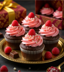 Blush Radiance Cupcakes