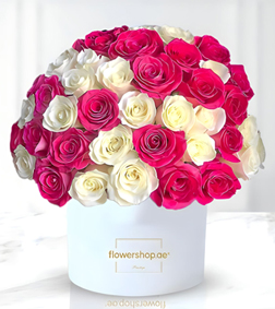 Breath of Love Rose Hatbox