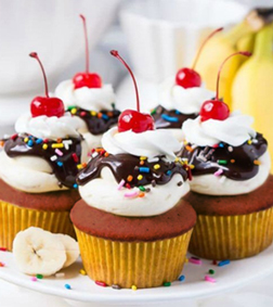 Bright Cherry on Top Cupcakes