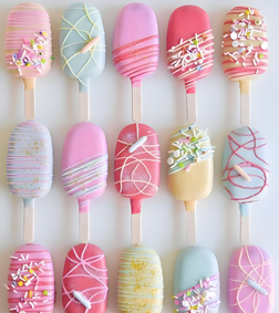 Bright Easter Cakesicles