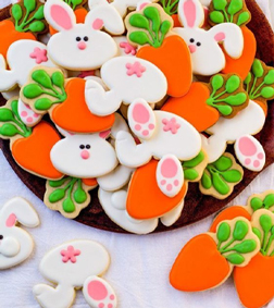 Bunny & Carrot cookies
