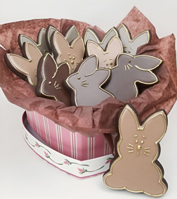 Bunny Noir Easter Cookies