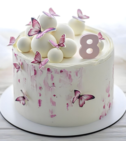 Butterfly Elegance Cake