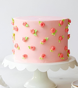 Captivating Pink Cake