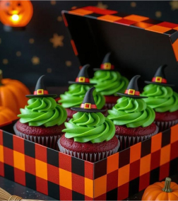 Cauldron Swirl Cupcakes