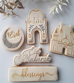 Celestial Beauty Eid Cookies