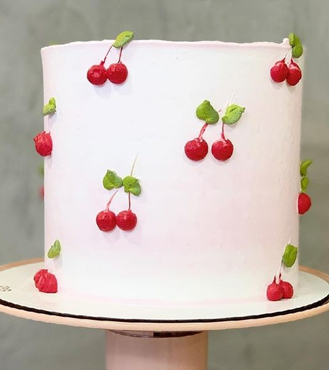Cherry White Cake