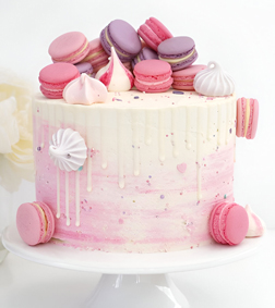 Chic Macaroons Cake