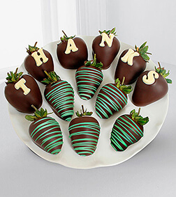 Chocolate Dipped Thank You Berry Gram, Chocolate Covered Strawberries
