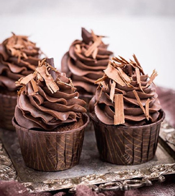 Chocolate Flakes Cupcakes