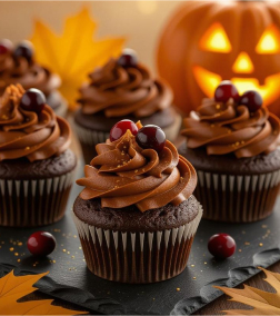 Chocolate Moon Cupcakes