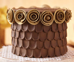 Chocolate Petals Cake