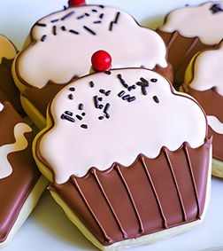 Chocolate Cupcake Cookies