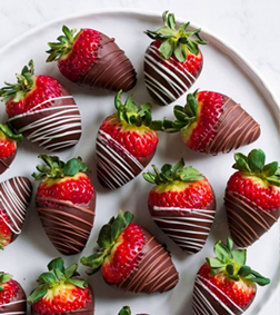 Chocolaty Delight Dipped Strawberries, Thinking of You