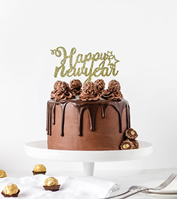 Chocolicious New Year Cake