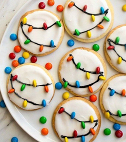 Christmas Light Cookies