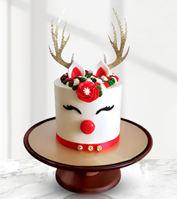 Christmas Reindeer Cake