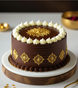 Cocoa Mandala Cake