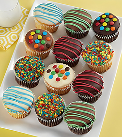 Color Splash M&M's Cupcakes
