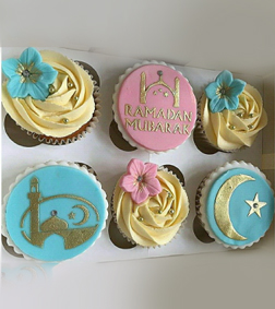 Colors of Ramadan Cupcakes