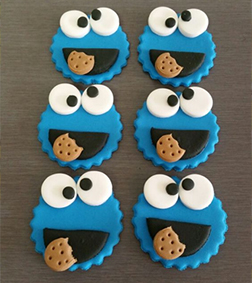 Cookie Monster Cookies, Cookies
