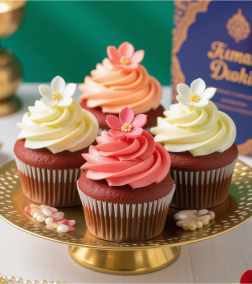 Coral Grace Cupcakes