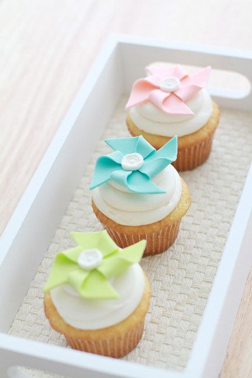 Pastel Pinwheels Dozen Cupcakes